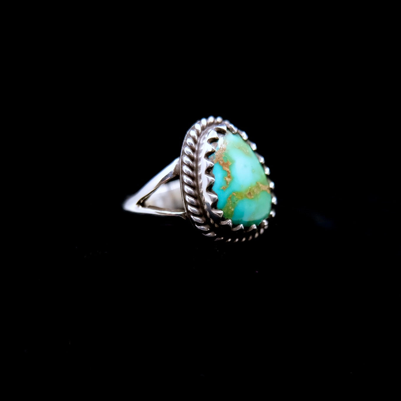 Stone Mountain Turquoise Ring {6}
