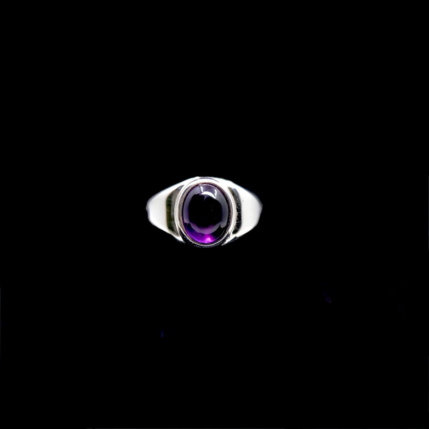 Amethyst Signet Ring {8}