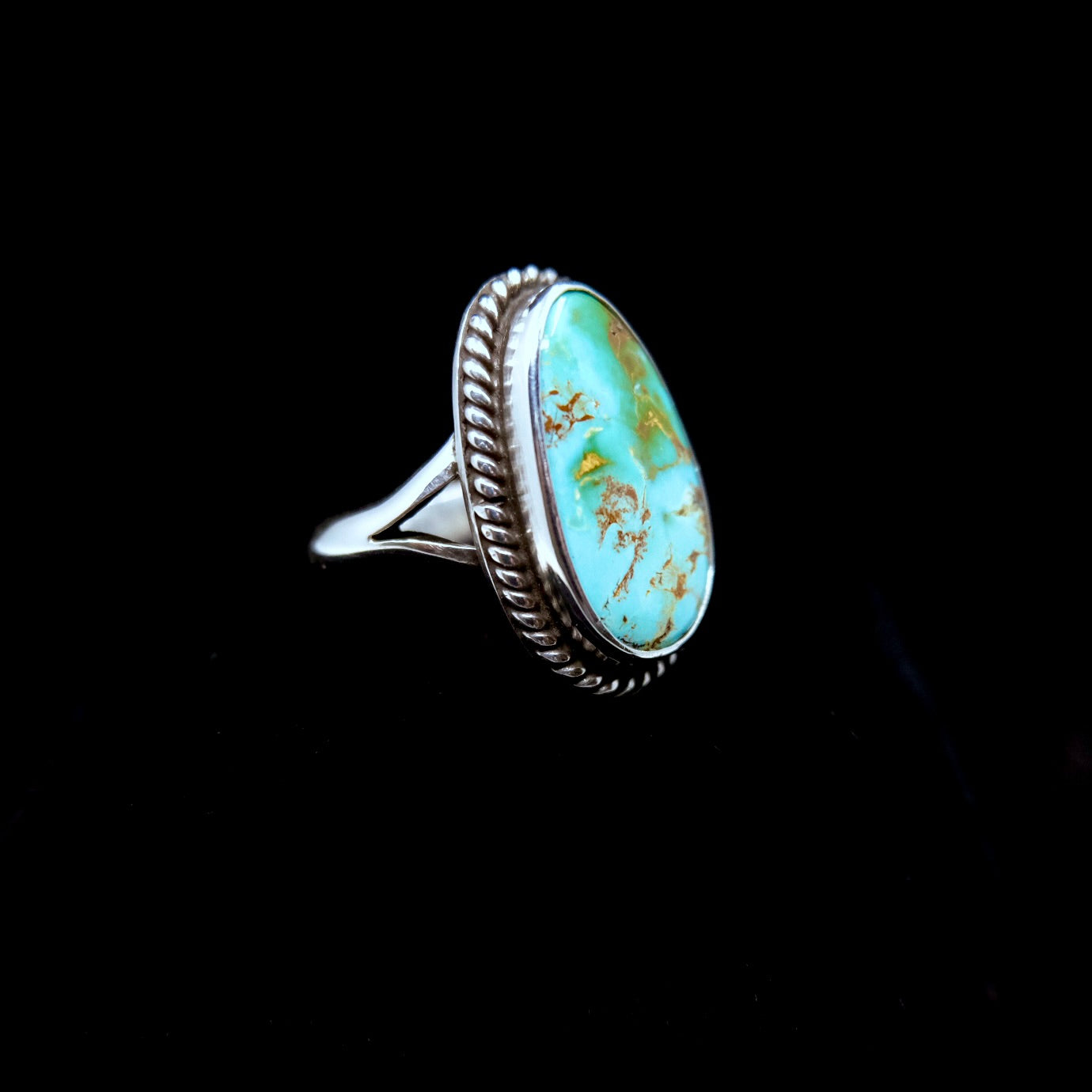 Stone Mountain Turquoise Ring {7}