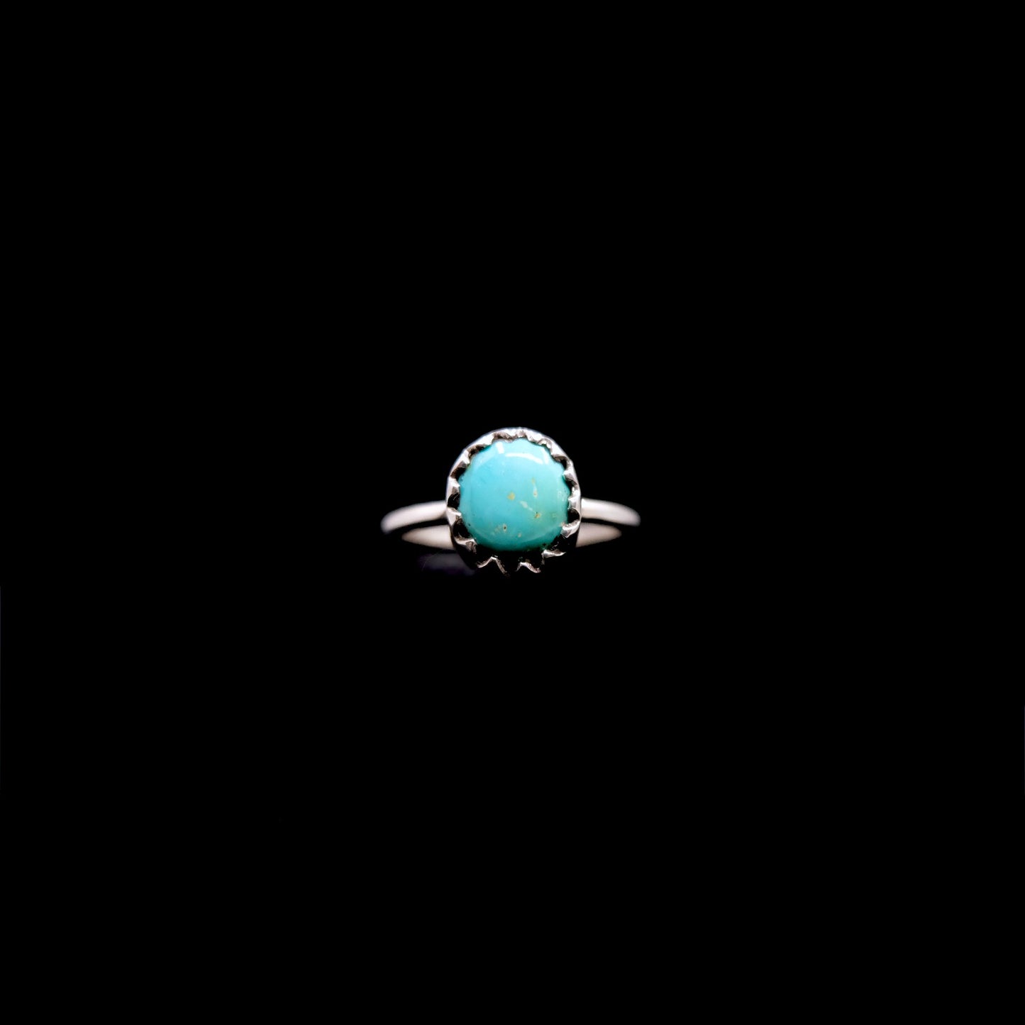 Stone Mountain Turquoise Ring {6.5}