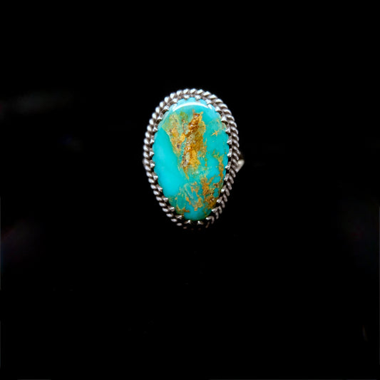 Stone Mountain Turquoise Ring {7}