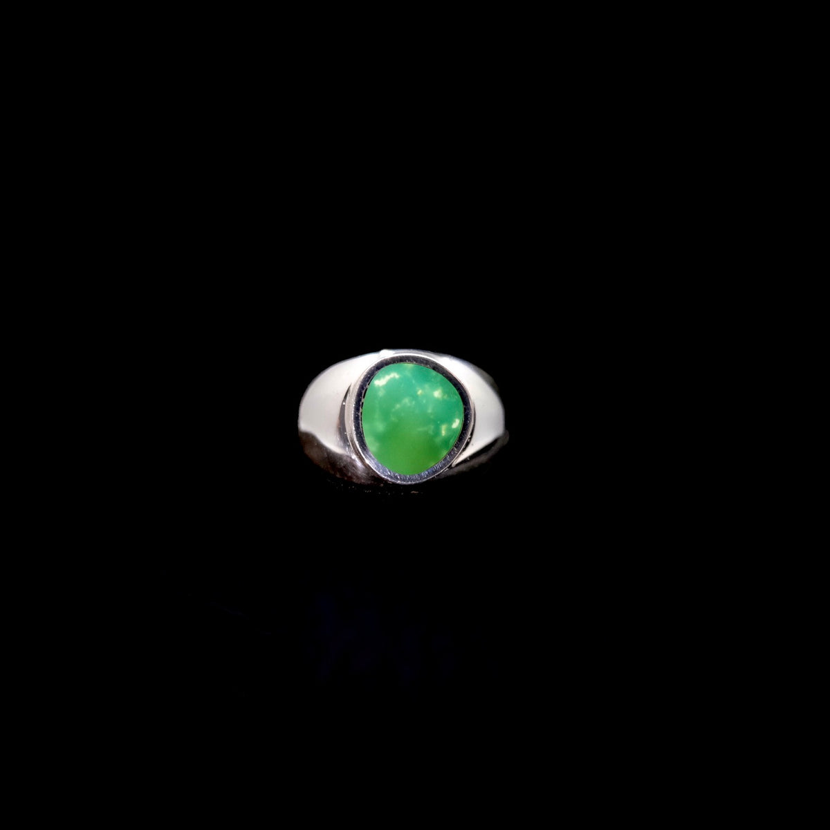 Stone Mountain Freeform Signet Ring {5.5}
