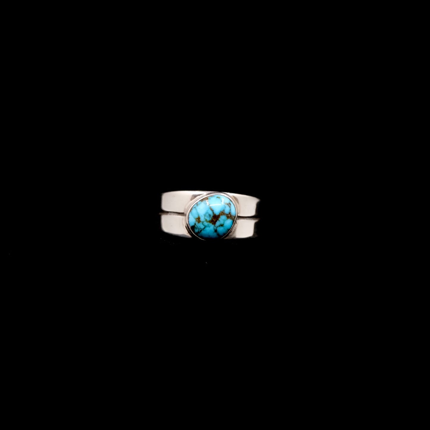 Stone Mountain Unisex Slim Cigar Band Ring {8}