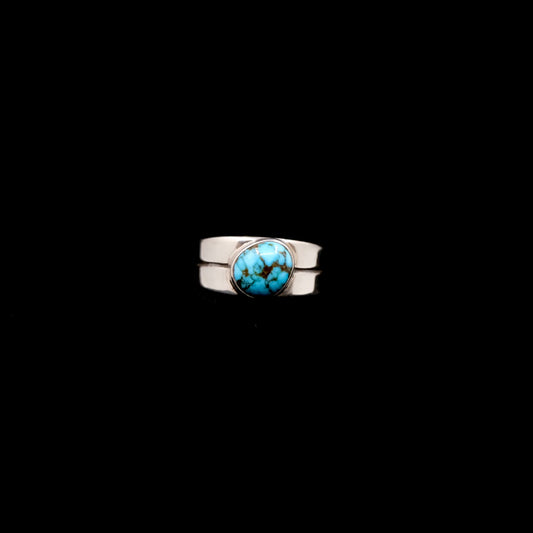 Stone Mountain Unisex Slim Cigar Band Ring {8}
