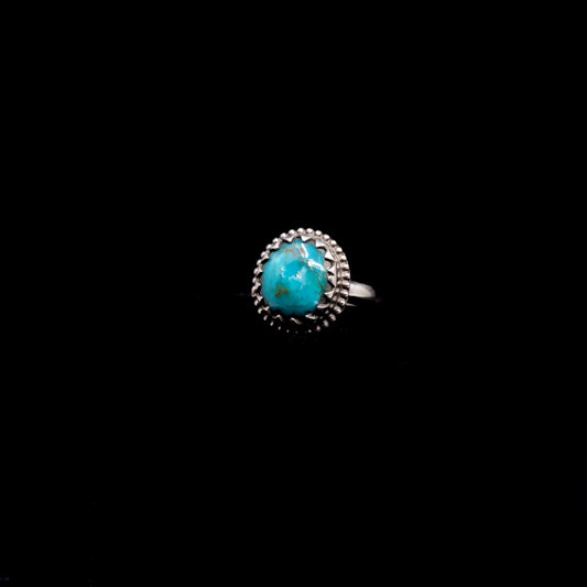 Kingman Turquoise Ring {4.5}