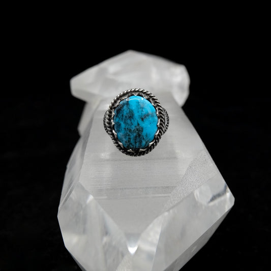 Kingman Turquoise Ring {8.5}