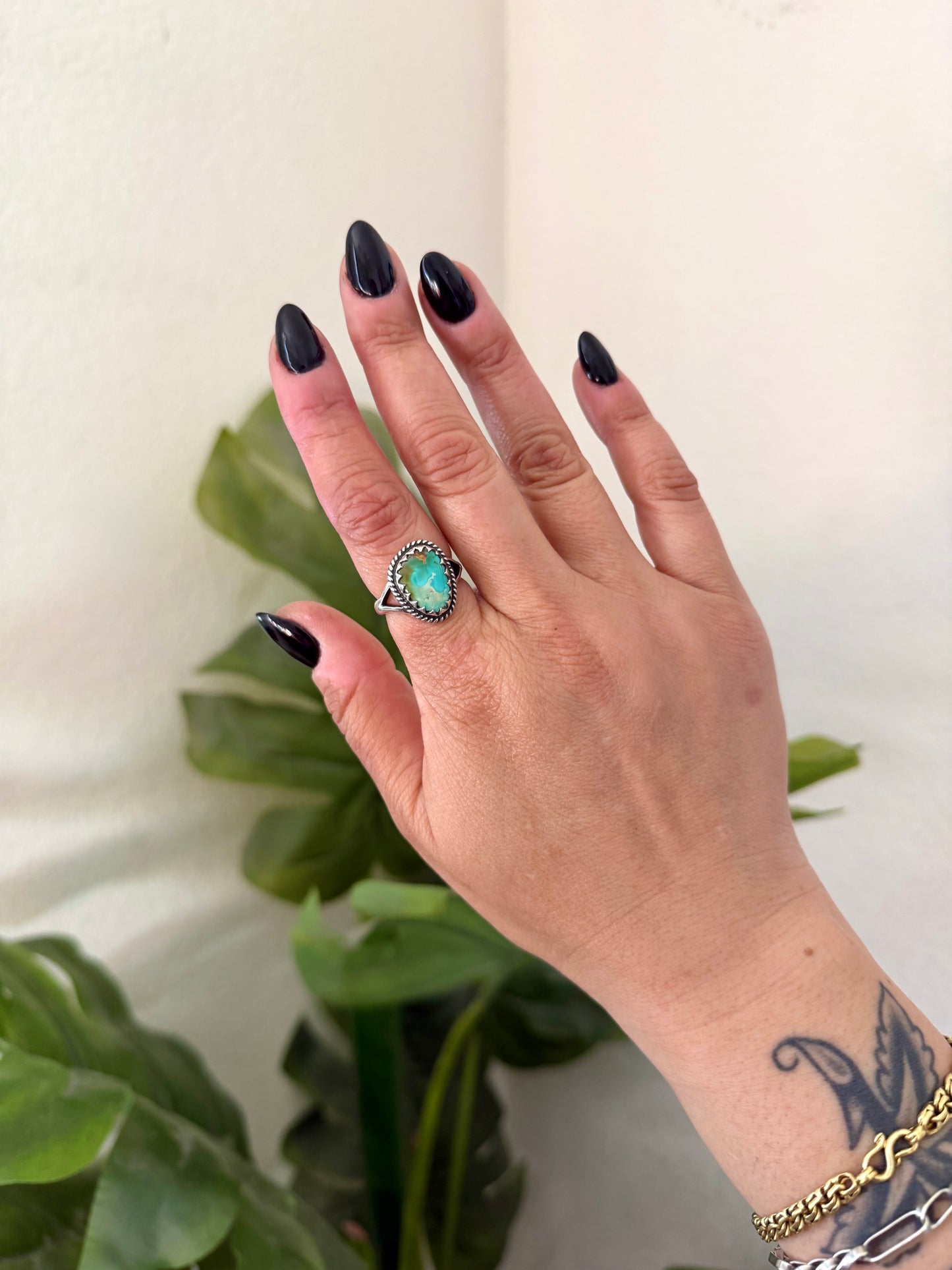 Stone Mountain Turquoise Ring {7.5}