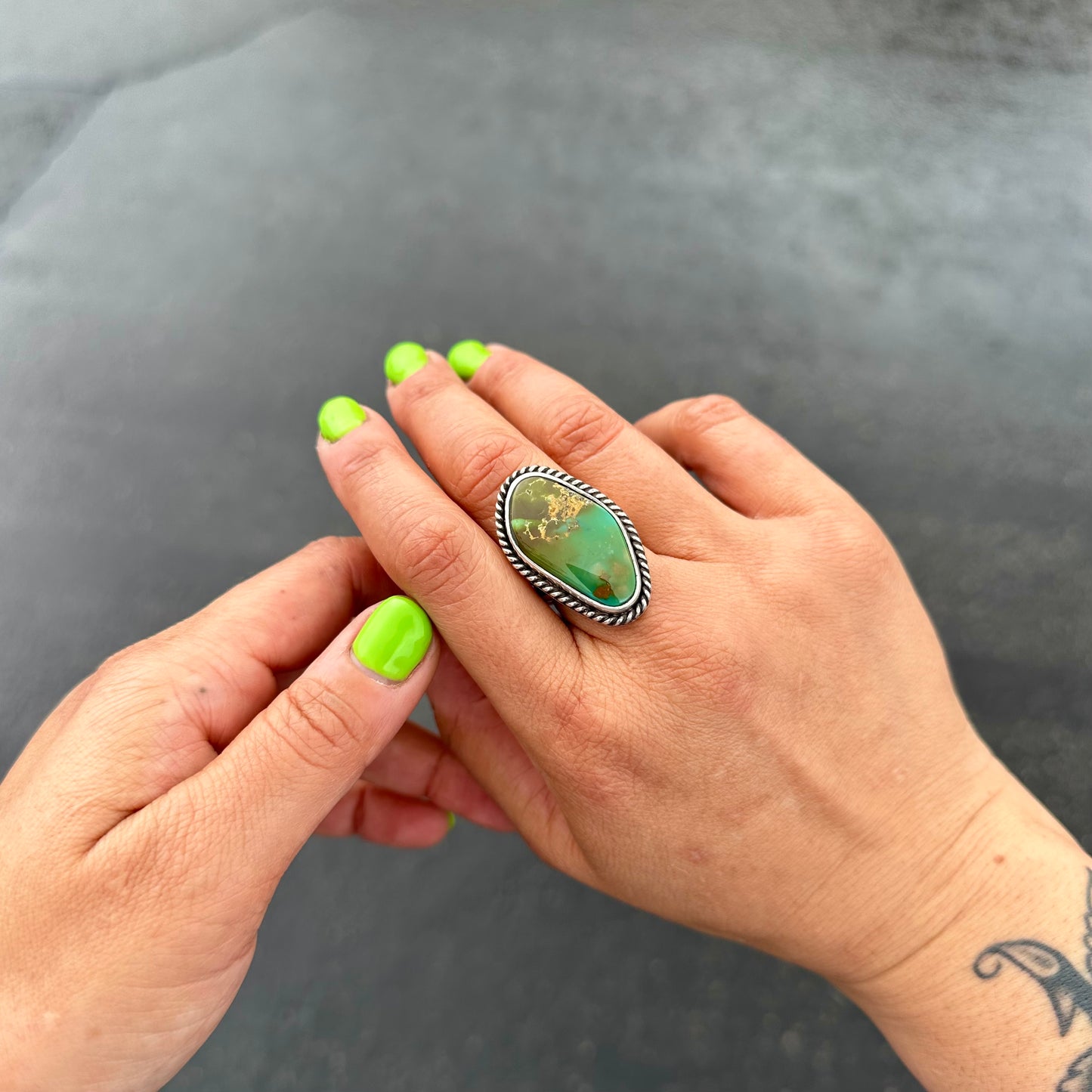 Stone Mountain Statement Ring {8}