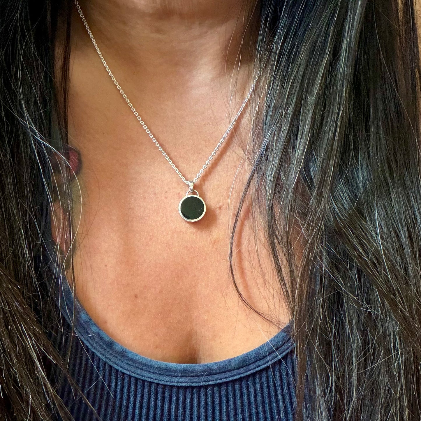 Onyx Pendant Necklace