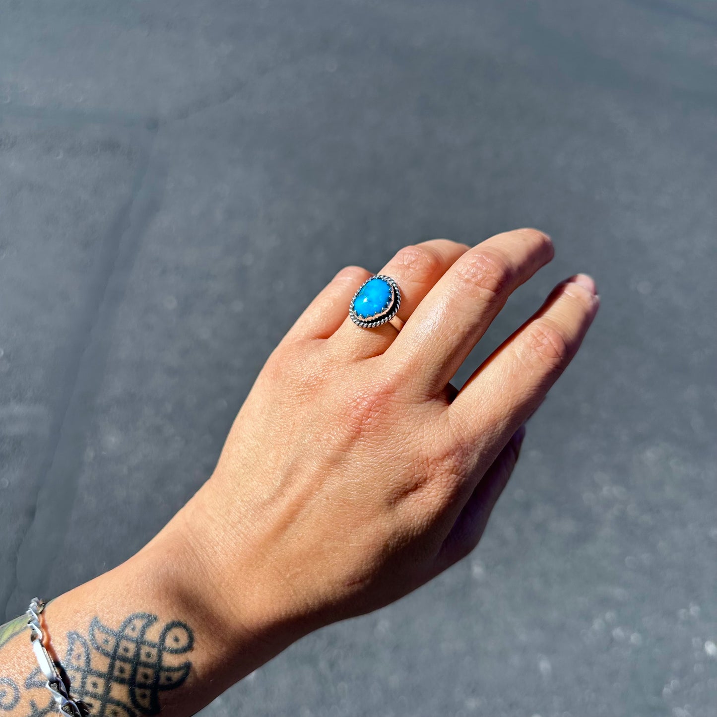 Ithaca Peak Turquoise Ring {7}
