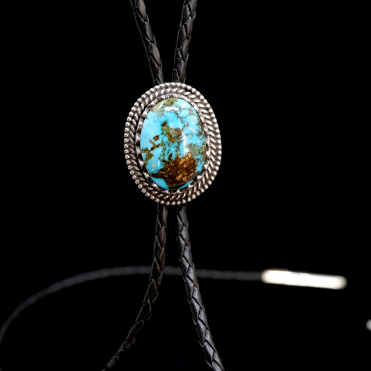 Turquoise Mountain Bolo tie