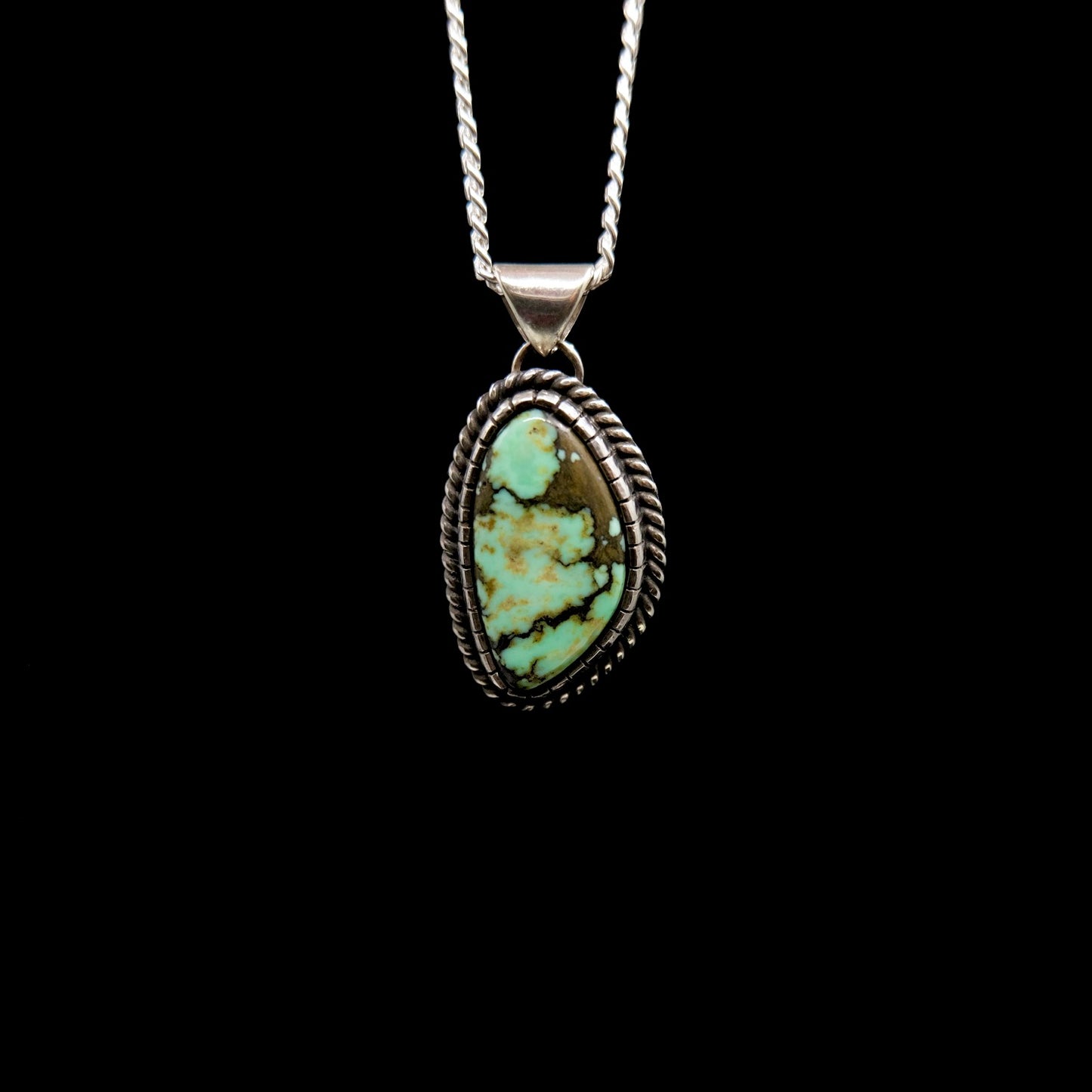 Castellated Variscite Necklace