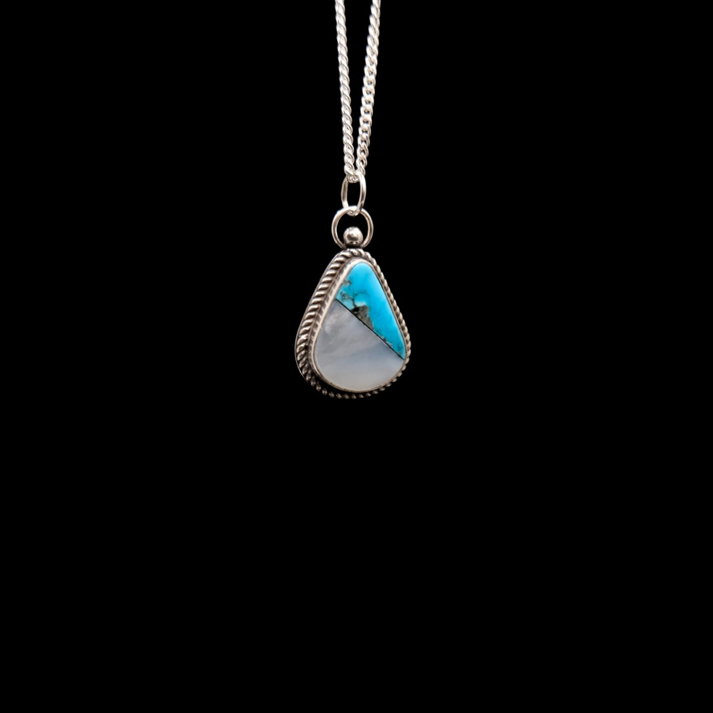 Turquoise/Mother of Pearl Necklace