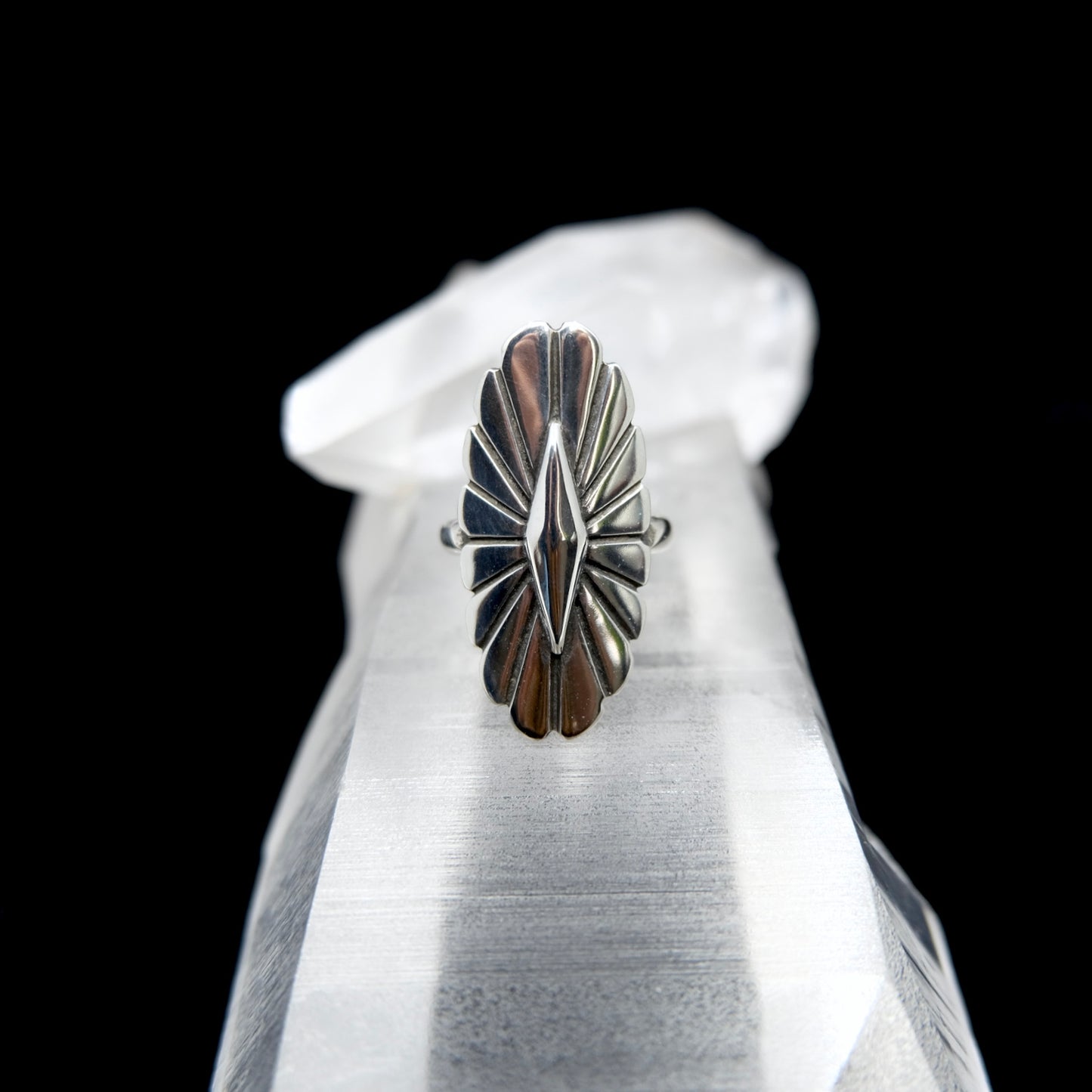 Sterling Concho Ring